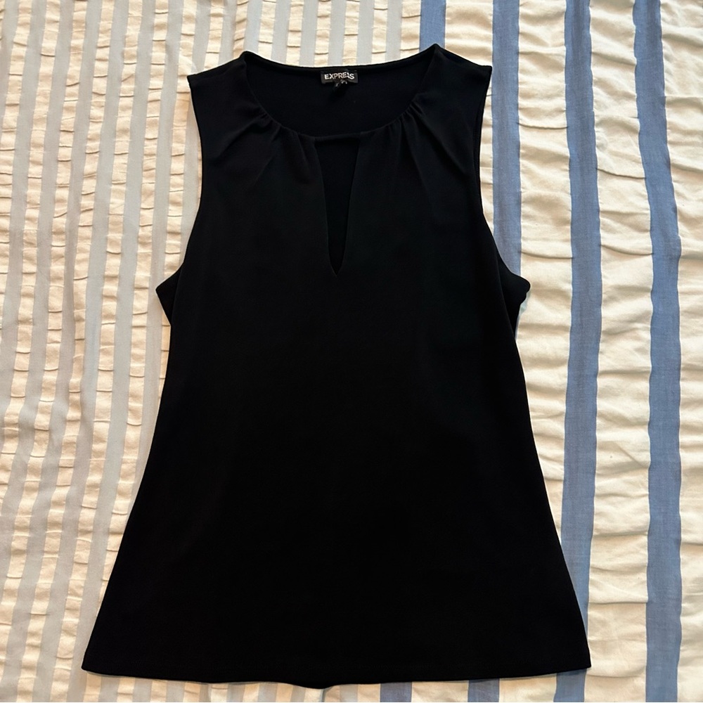 Express black cutout tank top size S